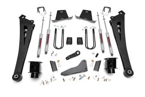 Ram 3500 Suspension Lift Kit - Rough Country - 5 Inch Lift Kit, Non-Dually - '13-'15